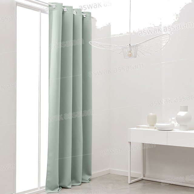 RIDEAU OCCULTANT 140X240CM VERT CELADON