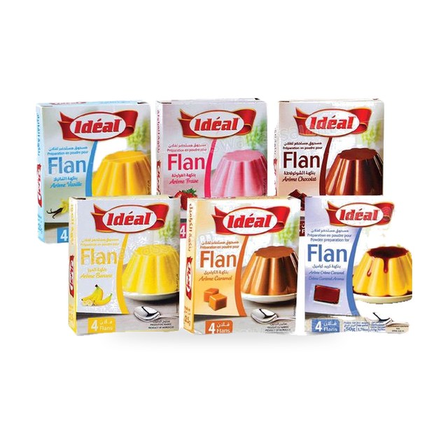 PACK 6 FLANS NON SUCRES FROSTY PANACHE IDEAL