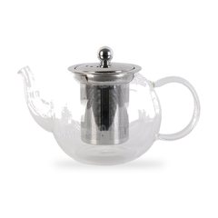 THEIERE EN VERRE AVEC INFUSEUR INOX 0,7L