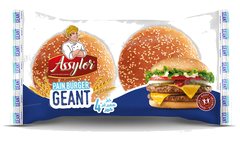 PAIN BURGER GEANT 4 UNITES 310G ASSYLOR
