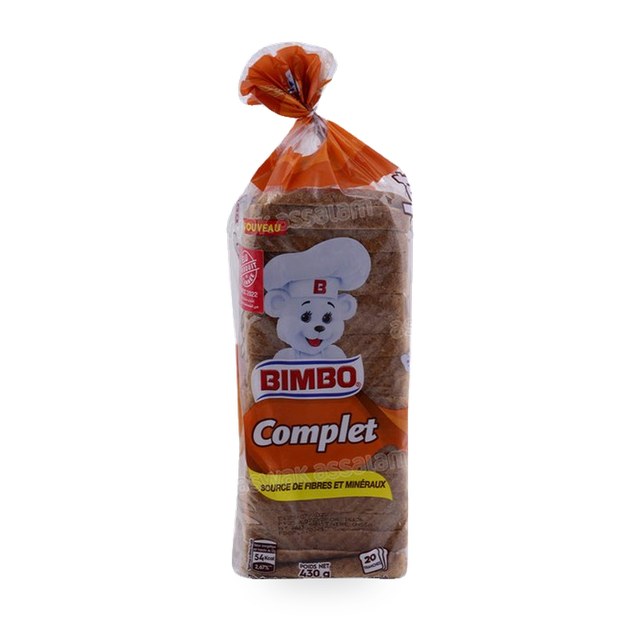 PAIN DE MIE BLE COMPLET 430G BIMBO