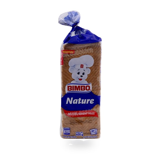PAIN DE MIE NATURE 400G BIMBO