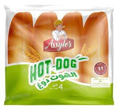 PAIN HOT-DOG 4 UNITES ASSYLOR