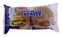 PAIN MAXI BURGER 4 UNITES 300G BIMBO