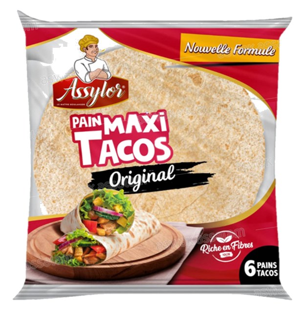 PAIN TACOS MAXI ORIGINAL 6 UNITES ASSYLOR