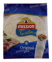 PAIN TORTILLAS ORIGINAL 8 UNITES 320G MISSION