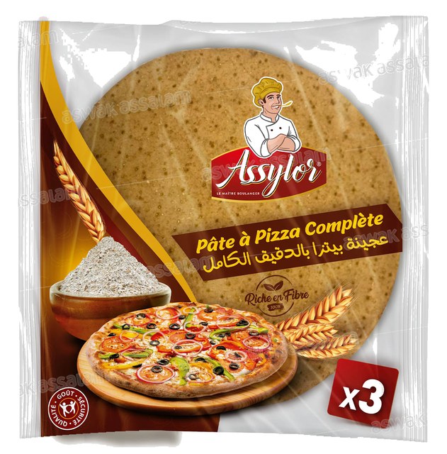 PATE A PIZZA COMPLETE 3 UNITES 400G ASSYLOR