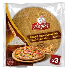 PATE A PIZZA COMPLETE 3 UNITES 400G ASSYLOR