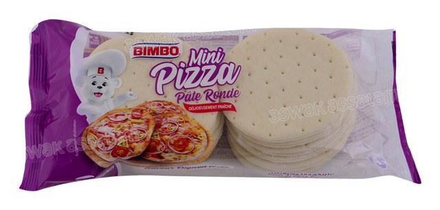 PATE MINI PIZZA SAVEUR OIGNON ET AIL 12 UNITES 192G BIMBO