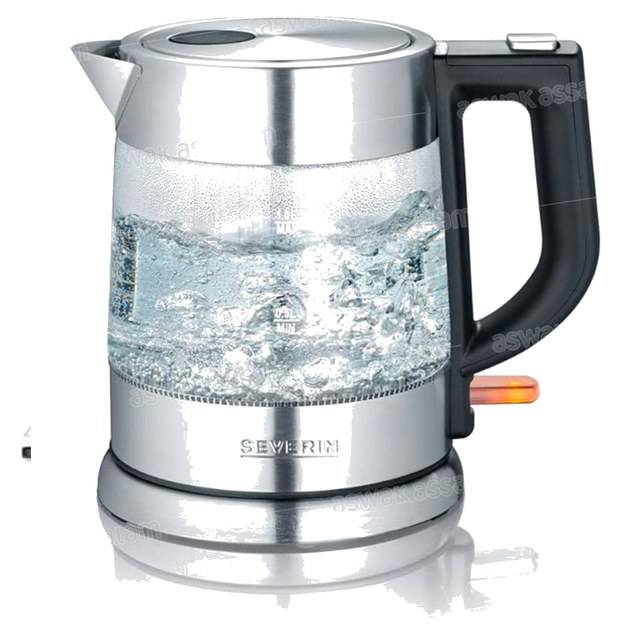 BOUILLOIRE EN VERRE ET ACIER INOXYDABLE 1L 2200W WK3468 SEVERIN