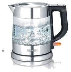 BOUILLOIRE EN VERRE ET ACIER INOXYDABLE 1L 2200W WK3468 SEVERIN