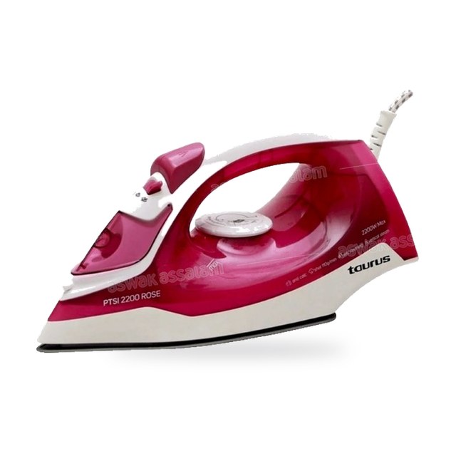 FER A REPASSER CERAMIC 2200W SYSTEME AUTO-NETTOYANT ROSE PTSI TAURUS