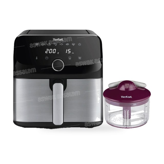 FRITEUSE SANS HUILE EASY FRY DIGITAL 7.5L EY 855D10SS TEFAL (MINI HACHOIR GRATUIT)
