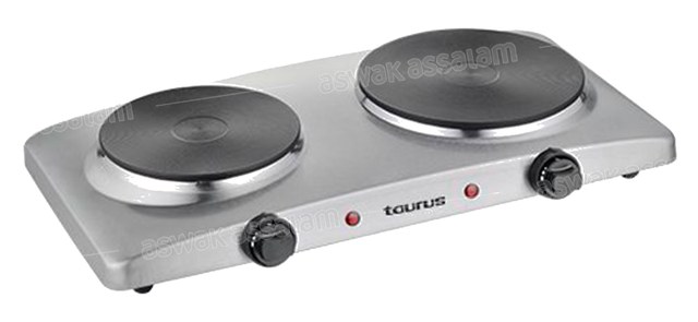 PLAQUE ELECTRIQUE VOLCANO DUO INOX TAURUS