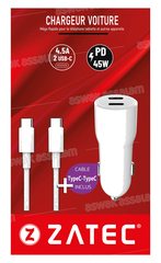 CHARGEUR Z-50 + CABLE TYPE-C TO TYPE-C ZATEC