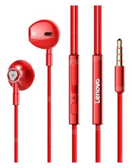 ECOUTEURS FILAIRES HF140 ROUGE LENOVO