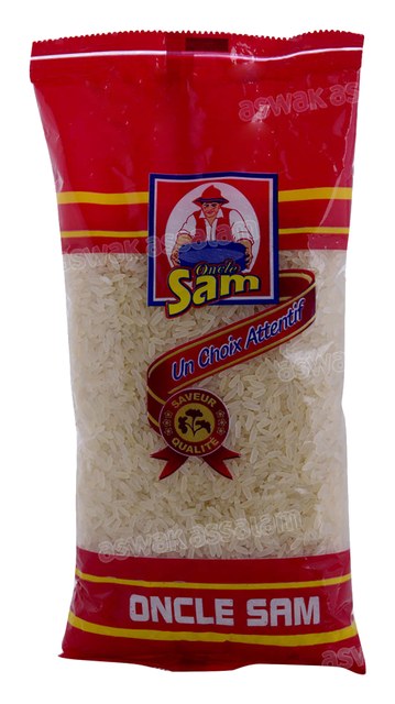 RIZ LONG JAUNE 500G ONCLE SAM