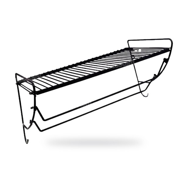 ETAGERE SALLE DE BAIN NOIRE EN METAL