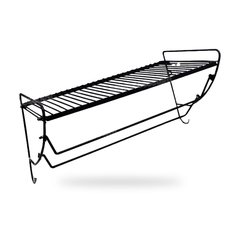 ETAGERE SALLE DE BAIN NOIRE EN METAL