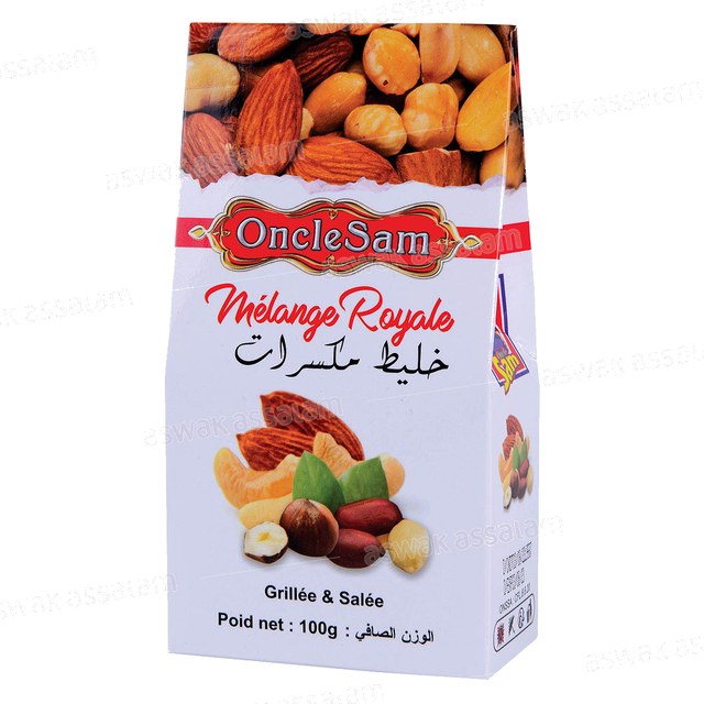 MELANGE DE FRUITS SECS 100G ONCLE SAM