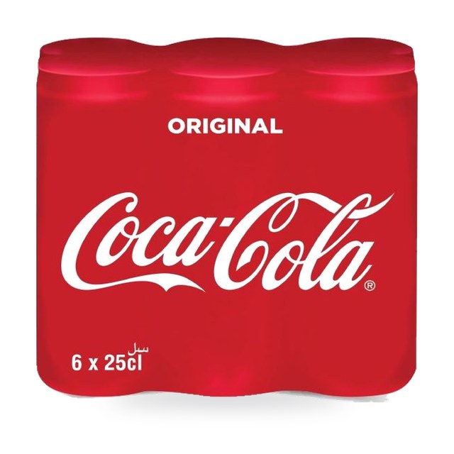 Pack 6 canettes boissons gazeuses 25cl – COCA-COLA
