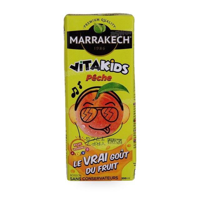 BOISSON PECHE VITAKIDS 200ML MARRAKECH