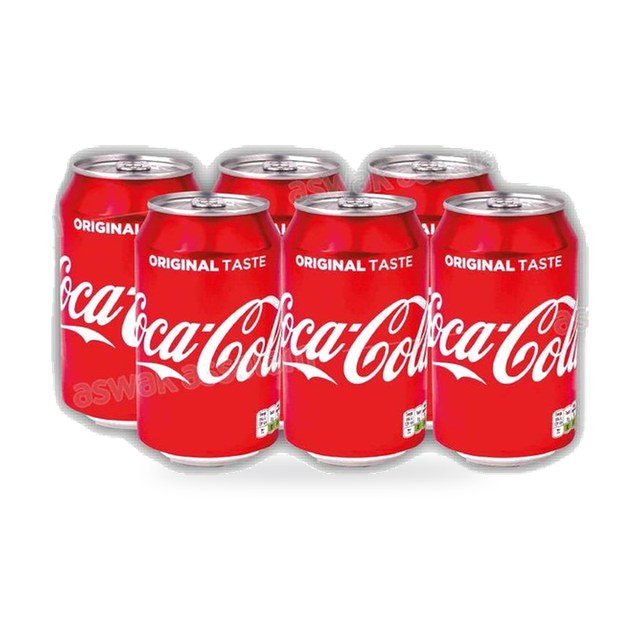 COCA COLA CANETTE PACK 6*33CL