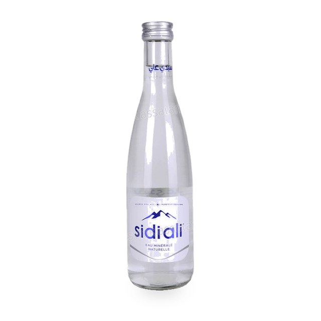 EAU MINERALE BOUTEILLE EN VERRE 50CL SIDI ALI