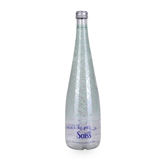 EAU MINERALE GAZEUSE BOUTEILLE EN VERRE 75CL AIN SAISS