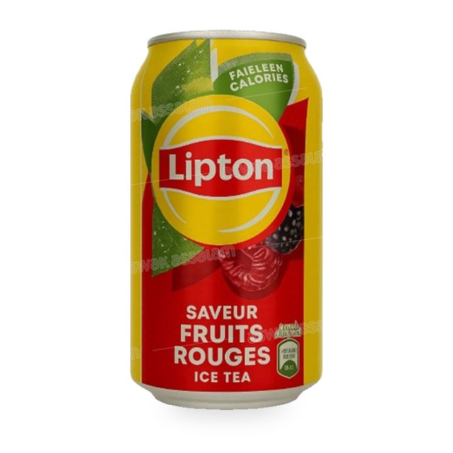 ICE TEA FRUITS ROUGES CANETTE 33CL LIPTON