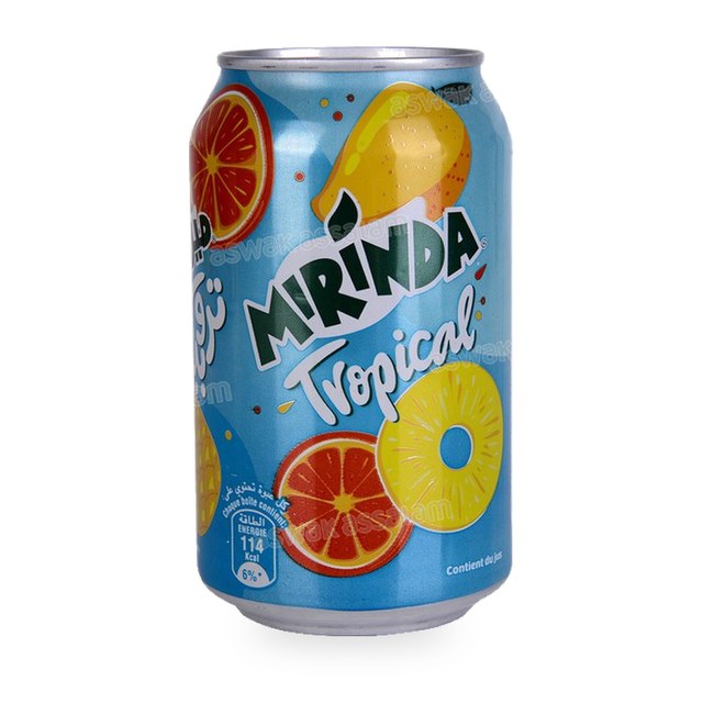 MIRINDA TROPICAL CANETTE 33CL