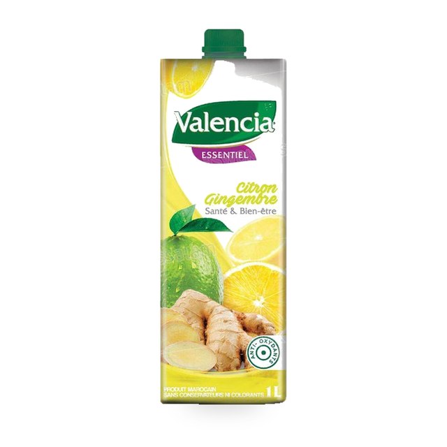 NECTAR CITRON GINGEMBRE 1L VALENCIA ESSENTIEL