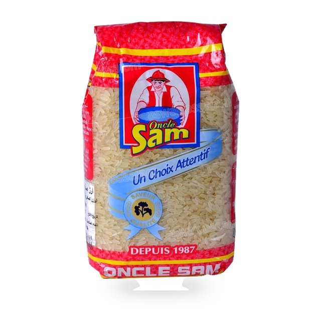 RIZ LONG BLANC 900G ONCLE SAM