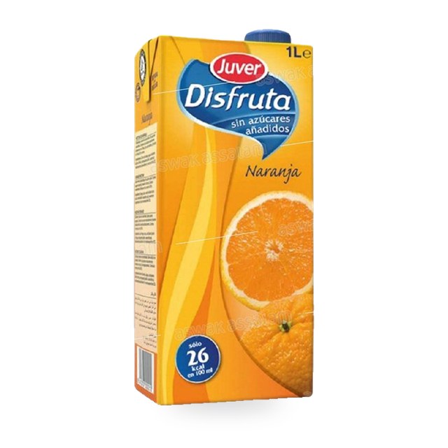 NECTAR ORANGE SANS SUCRE 1L JUVER DISFRUTA