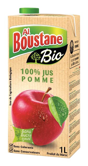 PUR JUS DE POMME BIO 1L AL BOUSTANE
