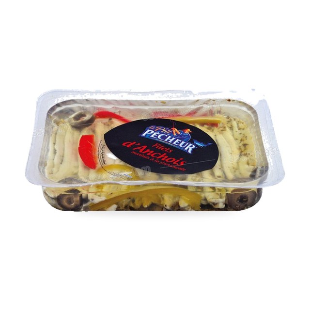 FILETS D’ANCHOIS MARINES A LA PROVENCALE 180G LE P’TIT PECHEUR