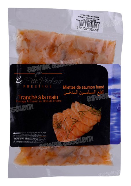 MIETTES DE SAUMON FUME 150G LE P’TIT PECHEUR