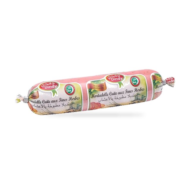 MORTADELLE FINES HERBES 380G DINDY