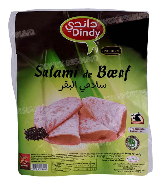 SALAMI DE BOEUF 80G DINDY