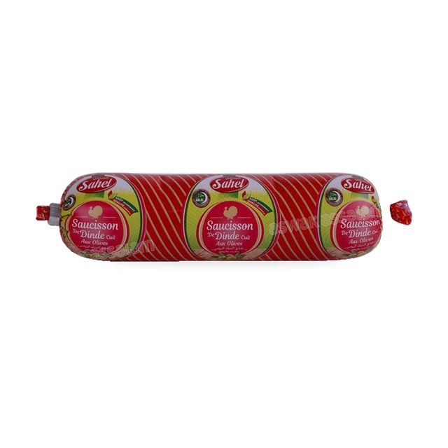 SAUCISSON DE DINDE AUX OLIVES 90G SAHEL