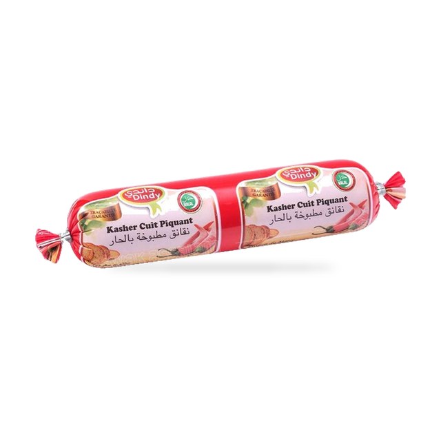 SAUCISSON DINDE PIQUANT 200G DINDY