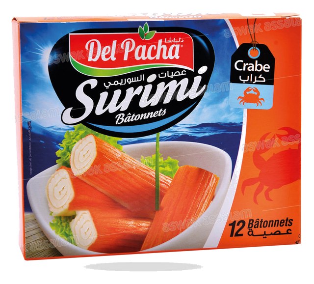 SURIMI SAVEUR CRABE 200G 10 BATONNETS DEL PACHA