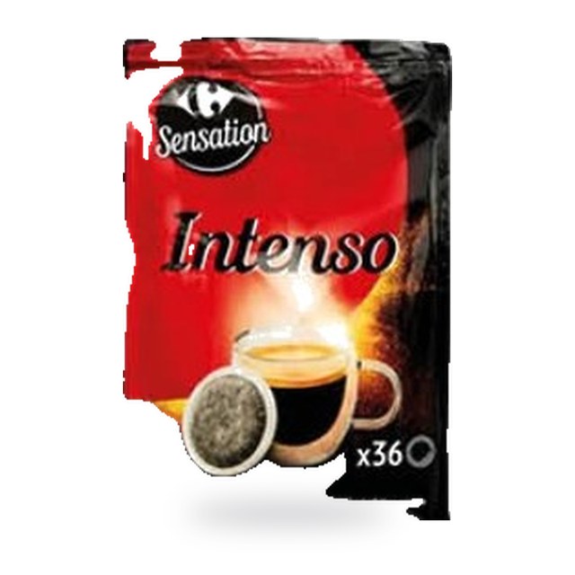 Café intenso Carrefour 36 unités