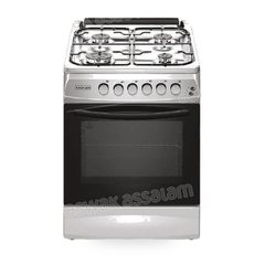 Cuisiniere 4 Feux 50x60cm Inox Double Gaz Ck5060-dgl-in Krohler