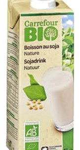 Los culs Boisson végétale au soja nature Carrefour Bio 1L