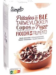 Céréales Pétales de blé goût chocolat Carrefour 750 g