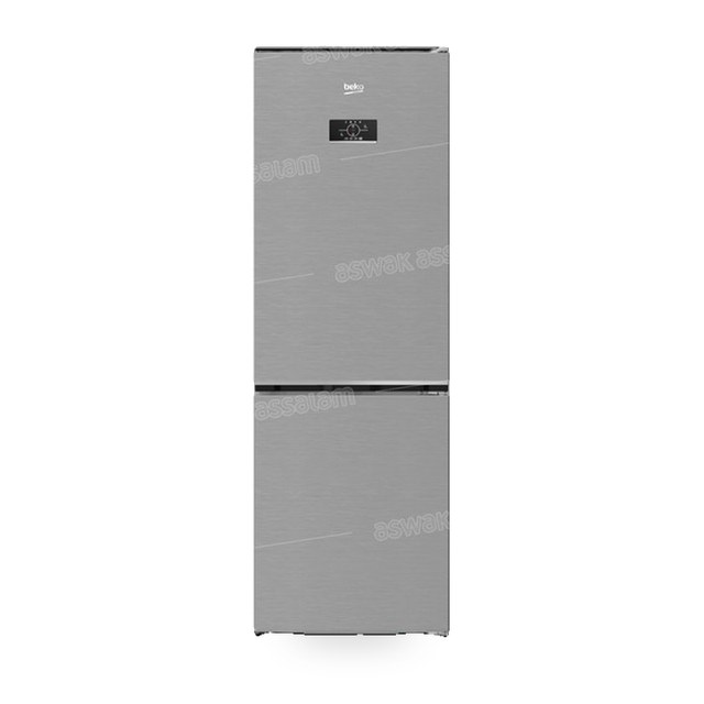 REFRIGERATEUR COMBINE 300L SILVER A++ B3RCNA400HSX BEKO