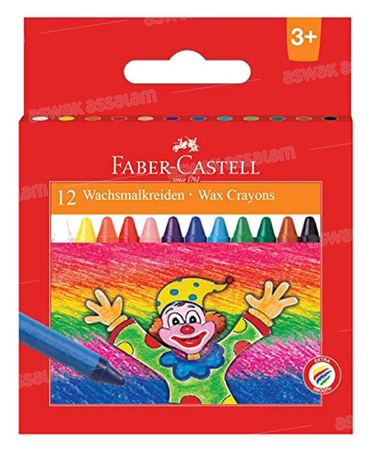12 CRAYONS DE CIRE FABER-CASTELL