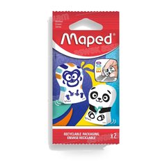 2 GOMMES MULTICOLORE ERGO FUN MAPED