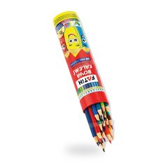 24 CRAYONS DE COULEUR EN TUBE FATIH